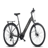 FAFREES FM9 Electric Bike Efficient 250W Motor 110KM Range Disc Brakes | Black Color